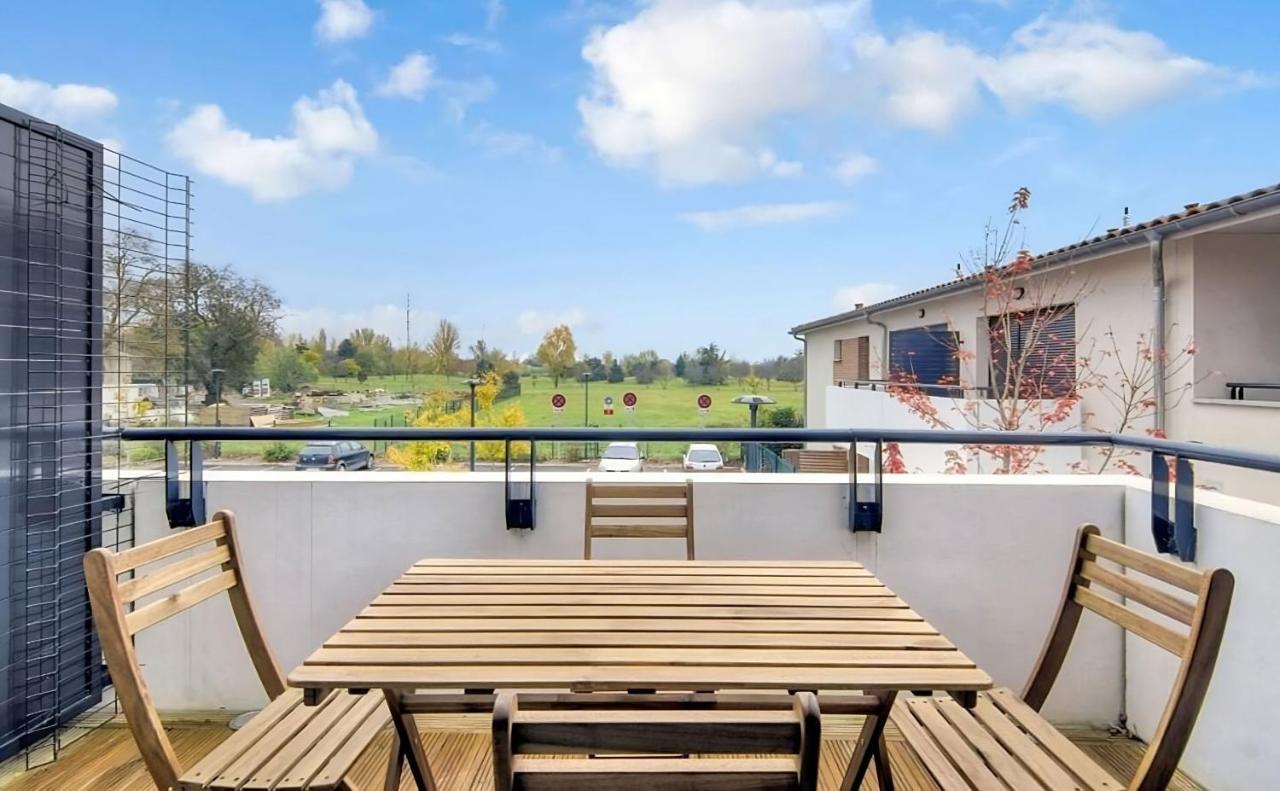 Le Lamartine - T3 Dans Un Parc Frouzins Exterior foto